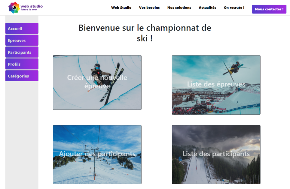 Ski Championship Manager (PHP)