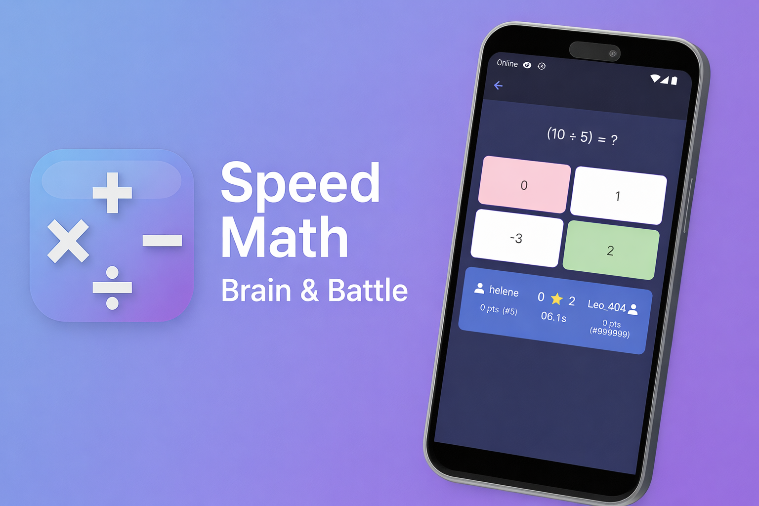 Speed Math - Brain & Battle